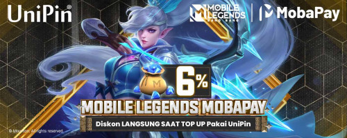 Top Up Mobile Legends MobaPay di UniPin dan Dapatkan Diskon Khusus November